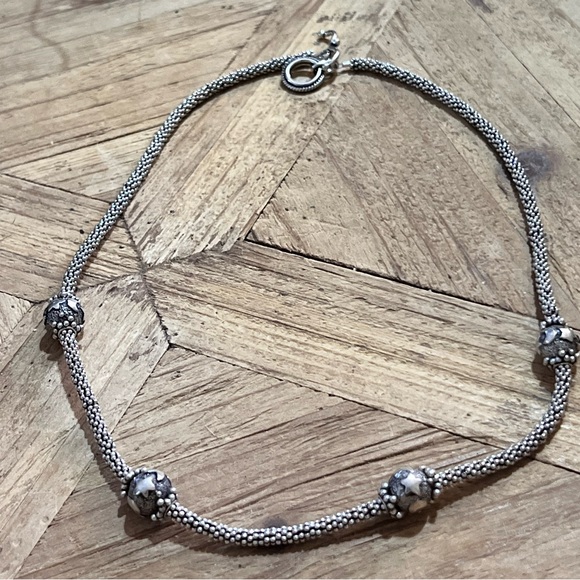 Handcrafted HEAVY SOLID Sterling Silver Moon Stars celestial Necklace Bracelet - Picture 7 of 11